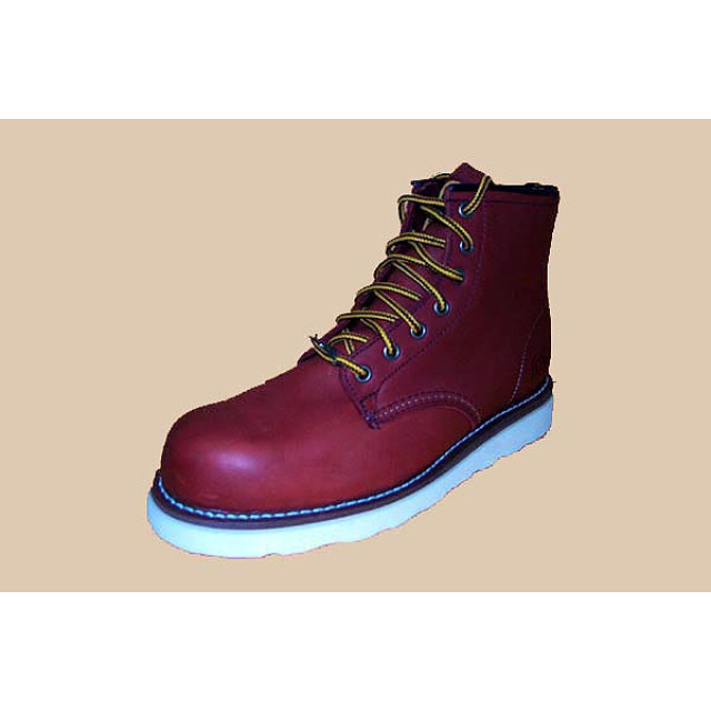 【鞋媽媽】[女]AE馬汀鞋*木質紅色白大底*red wing*紅翼風格*ae009